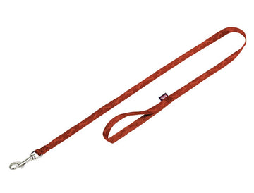 74752-80 NOBBY Leash "Soft Bone" terracotta l: 120 cm; w: 25 mm