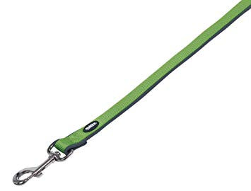 80526-39 NOBBY Leash "Classic Preno" neon green/grey L: 120 cm; W: 20/25 mm