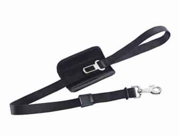 78565 NOBBY Leash incl. car safety seat belt black l: 75/100 cm; w: 24 mm