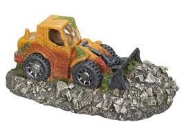 28540 NOBBY Aqua Ornaments "WHEEL LOADER" 19,5 x 11,5 x 7,5 cm - PetsOffice