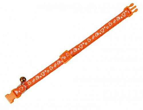 78066-04 NOBBY Cat collar Heart orange