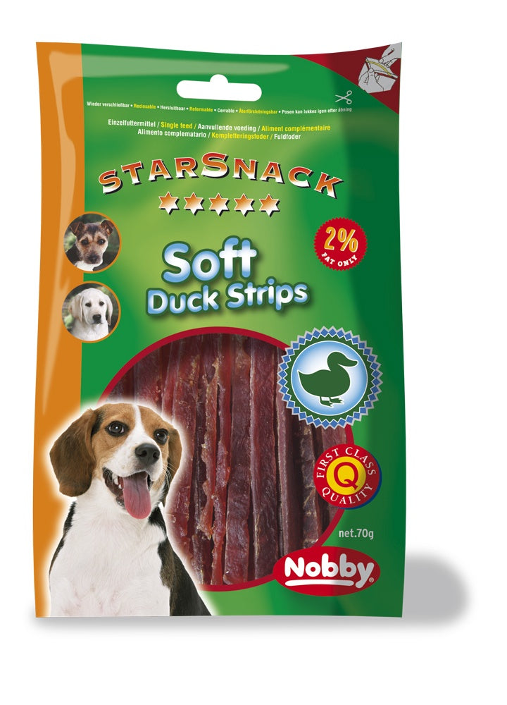 70031 NOBBY StarSnack "SOFT DUCK STRIPS" 70 g