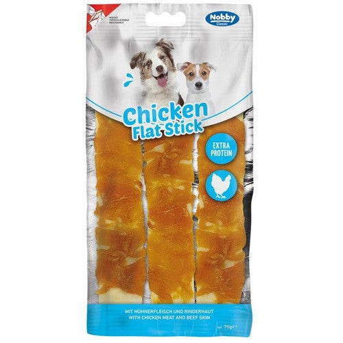 50879 NOBBY Chicken Flat Stick - PetsOffice