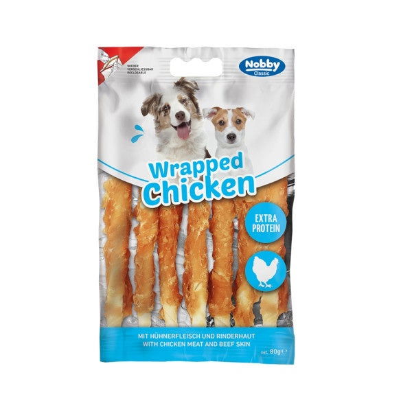 50881 NOBBY Wrapped Chicken 7pcs - PetsOffice