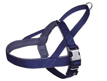 80640-07 NOBBY Harness "Classic Preno Royal" navy L: 50-64 cm + 42 cm; W: 25/35 mm