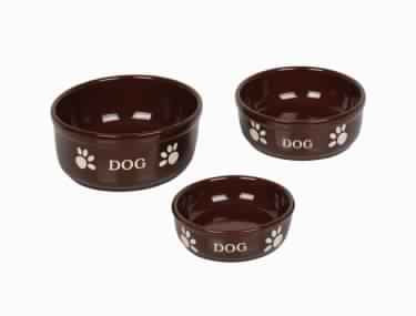 73433 NOBBY Dog ceramic bowl "DOG"