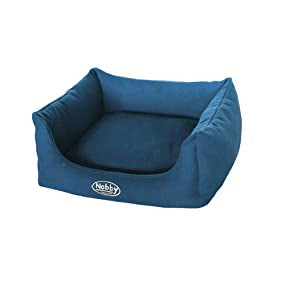 60545 NOBBY Comfort bed square "TIRA" petrol l x w x h: 45 x 40 x 18 cm