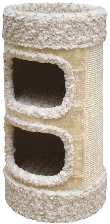 63080-81 NOBBY Cat tree "LITTLE LAZY" curly beige