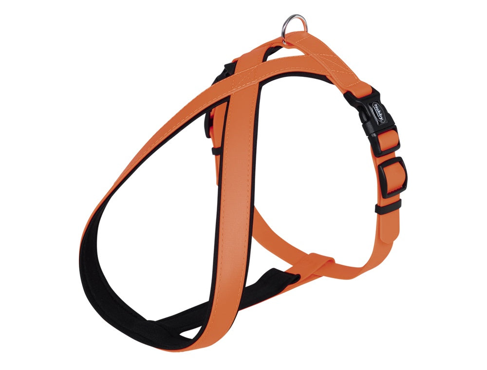 80567-04 NOBBY Comfort Harness "Cover" neon orange waist: 30-40 cm; w: 20/30 mm