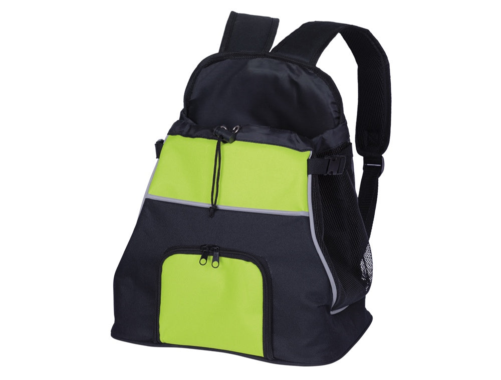 63808 NOBBY Front Carrier "LUIS" black/green 30 x 24 x 38 cm