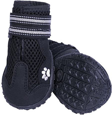 75993-05 NOBBY Dog boot "Runners Mesh" 2pcs black size: L (6) , l: 70 mm; w: 61 mm