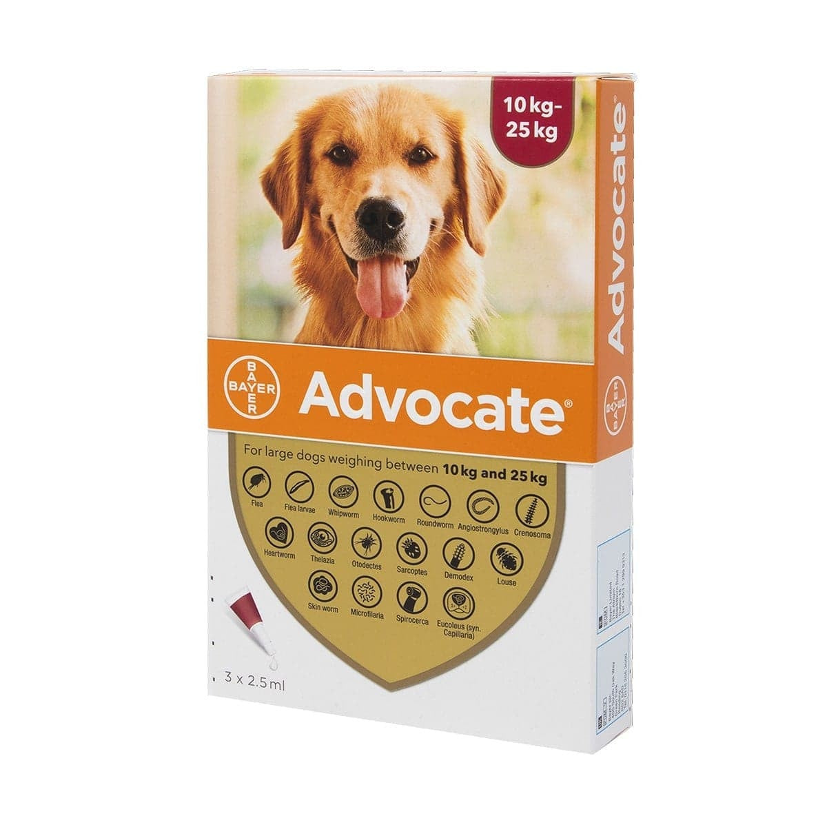 Advocate Spot On Solution For Large Dog (10-25kg) 1 Dose