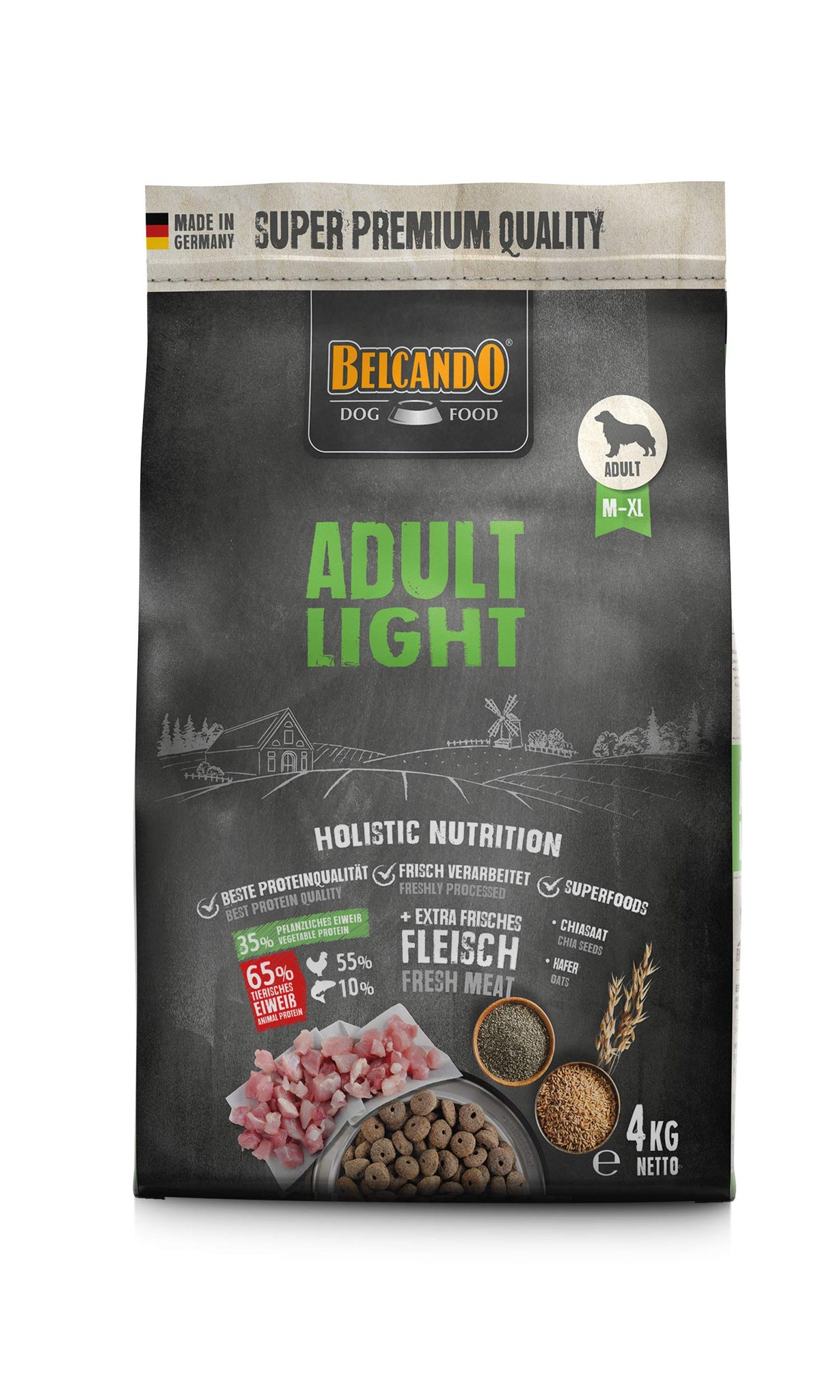 Belcando Light Adult Dog Dry Food 4kg