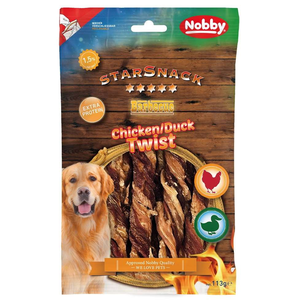 50941 StarSnack Barbecue Chicken/Duck Twist 113g - PetsOffice