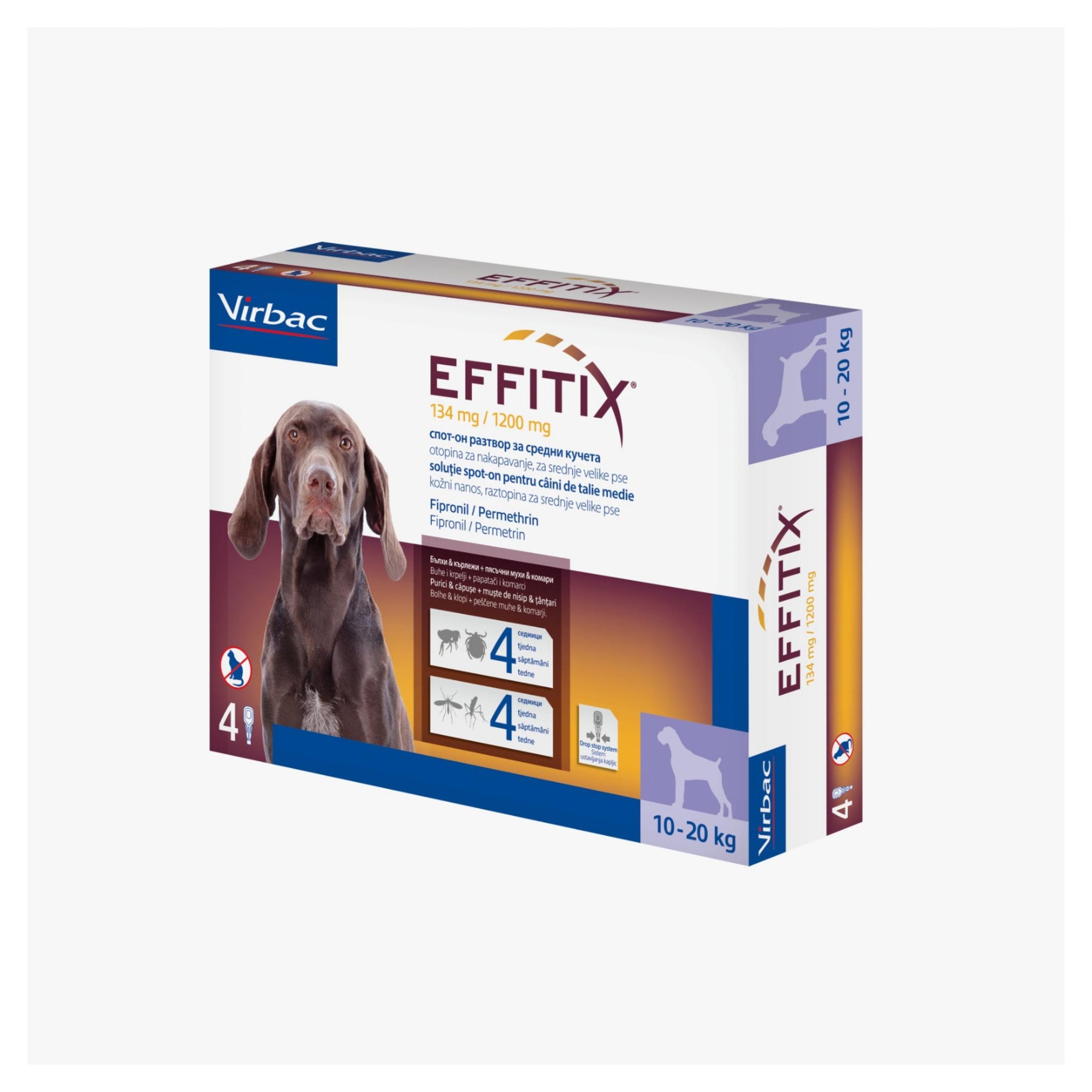 Effitix Spot On Dog Size 10-20kg (1Dose)