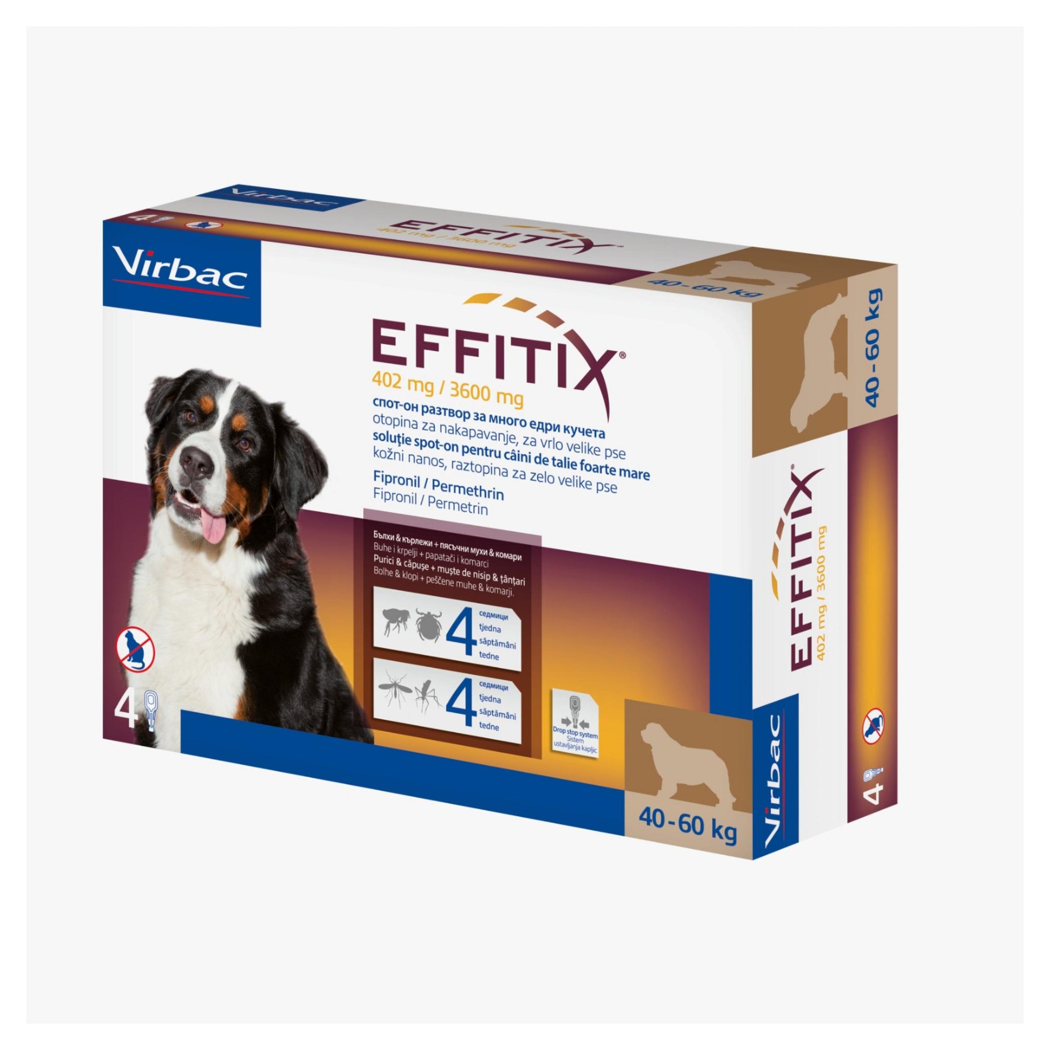 Effitix Spot On Dog Size 40-60kg (1Dose)