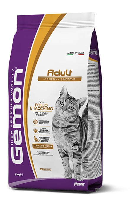 Gemon High Premium Chicken and Turkey Cat Dry Food 20kg