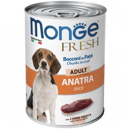 Monge Super Premium Chunks Duck Dog Wet Food 400g