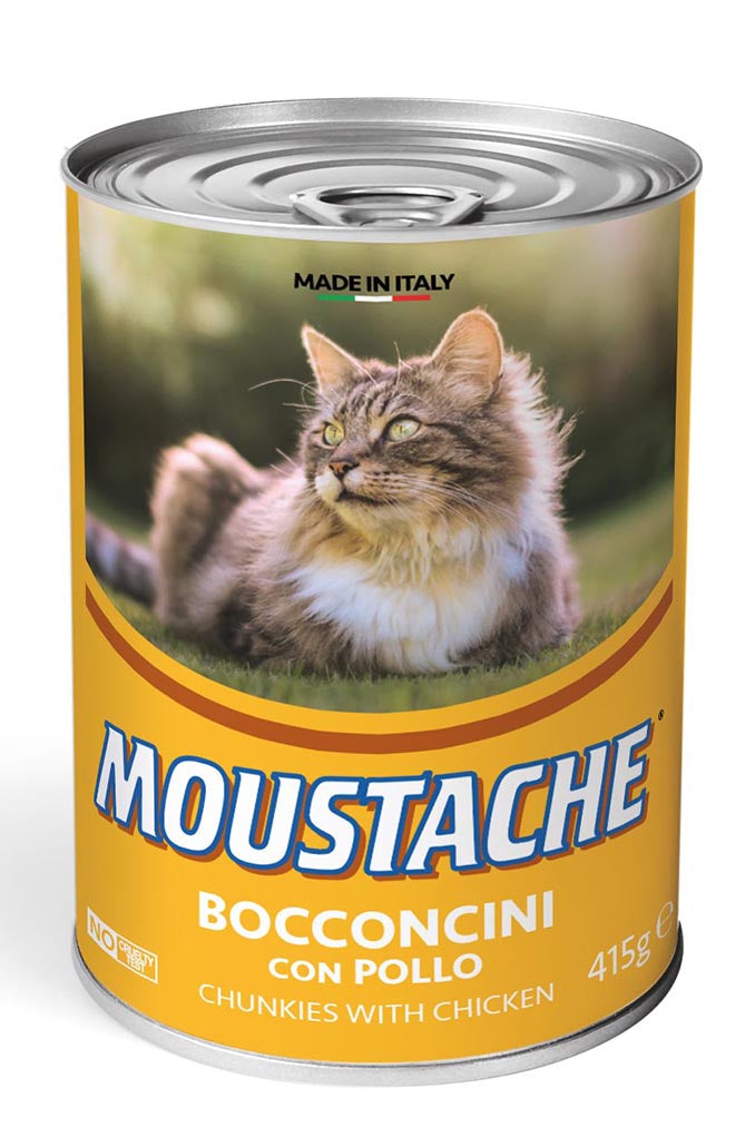 Moustache Chunkies Chicken Cat Wet Food 415g