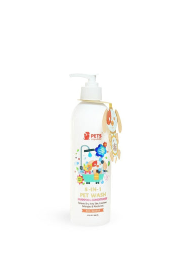 Pets Republic 5in1 Shampoo&Conditioner Baby Powder Scent 500ml