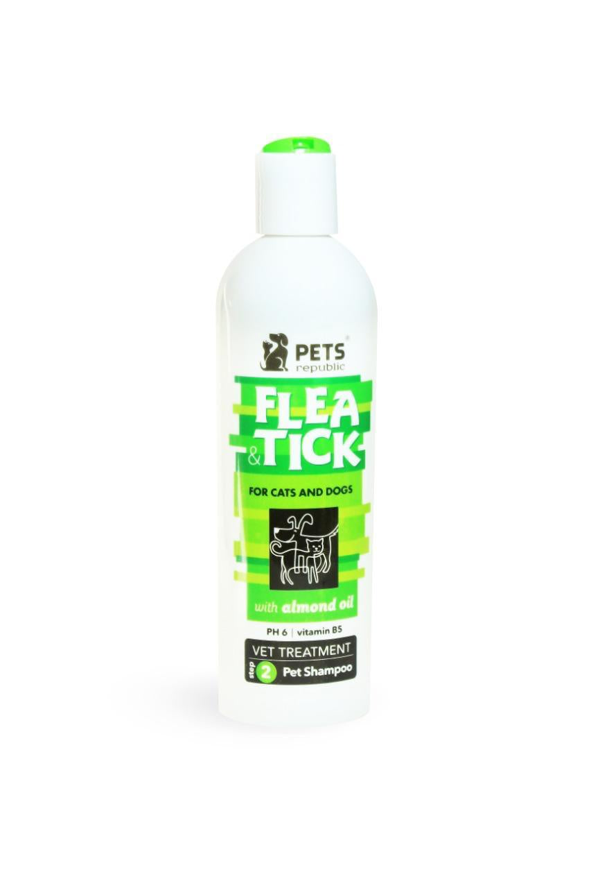 Pets Republic Flea&Tick Shampoo With Almond Oil 500ml