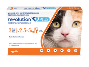 Revolution Plus for Cats 2.5-5Kg (1 Dose)