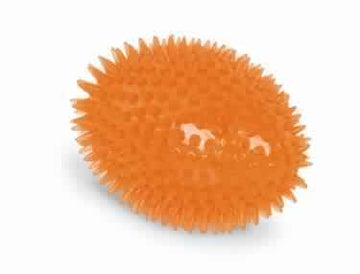 60059 NOBBY TPR spiky football orange 11 cm