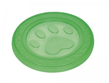 60373 NOBBY TPR Fly-Disc "Paw" green 22 cm