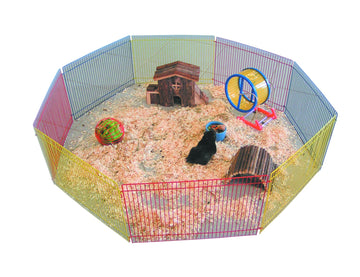 81088 NOBBY Hamster play pen bunt 8 fence 34 x 23 cm